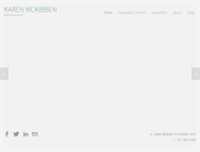 Tablet Screenshot of karen-mckibben.com